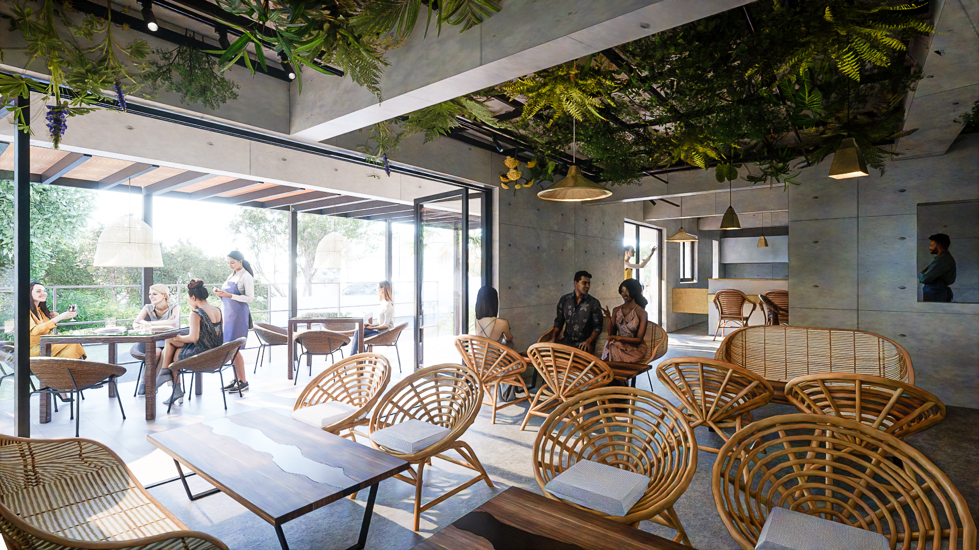 レストランの風景